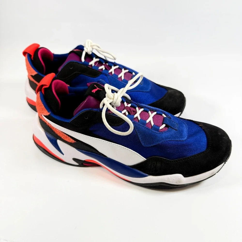 Puma Thunder Spectra Sneakers Blue Black Pink Mens Size 10 Low Top Chunky Shoes